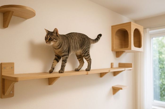 打造貓咪專屬天空步道！貓道設計與室內裝修全解析